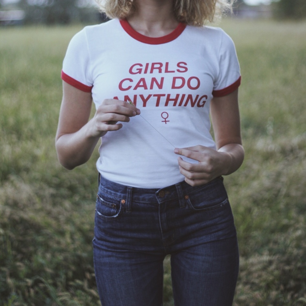 “Girls Can Do Anything” Graphic Tee